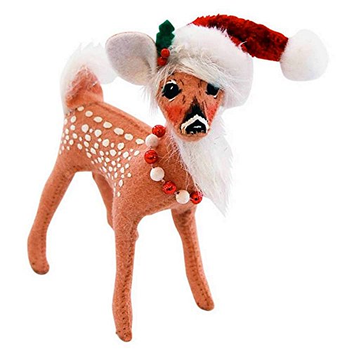 2014 Annalee Dolls 5″ Fawn w/Beads for Christmas, Posable