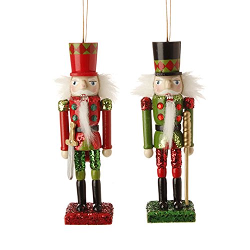 RAZ Imports – 6″ Nutcracker Ornaments – Set of 2