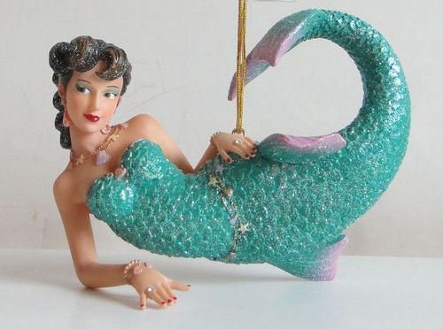 December Diamonds Miss Shell Mermaid Ornament