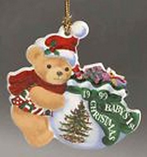 SPODE 1999 BABY’S 1ST CMAS- TEDDY BEAR ORNAMENT