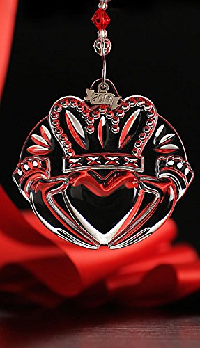 Waterford Crystal Claddagh Ornament New 2014