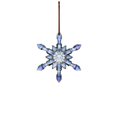 Baccarat #2613009, 2012 Iridescent Christmas Snowflake Ornament