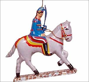 Tin Solider and Horse Ornament