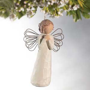 Willow Tree 26071 Angel of Wishes Ornament