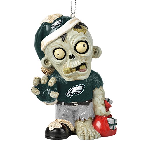 NFL 2014 Zombie Christmas Hanging Ornament 4″ (Philadelphia Eagles)