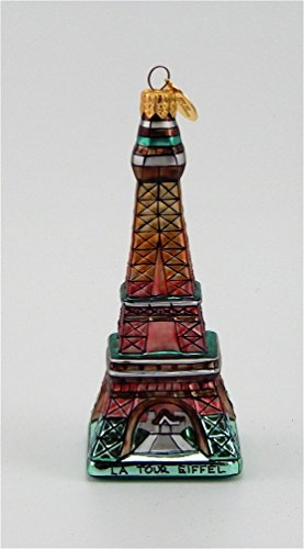 Le Tour Eiffel at Sunrise-Blown Glass Ornament