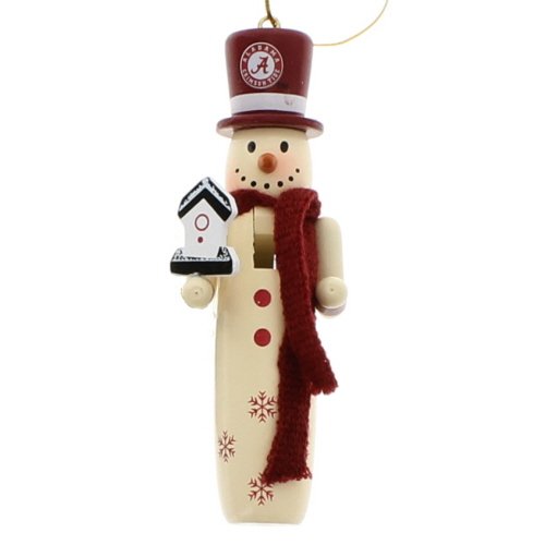 Alabama Snowman Nutcracker Ornament