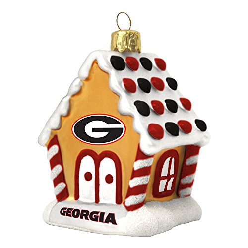 Georgia Bulldogs Gingerbread House Ornament