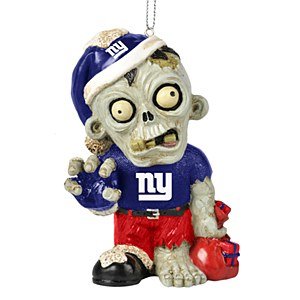 New York Giants NFL Zombie Christmas Ornament