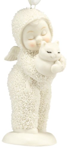 Snowbabies Kitten Carrier Ornament, 2.95-Inch