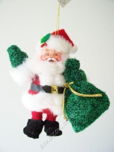 Annalee 4″ Santa With Toybag Ornament (2007)