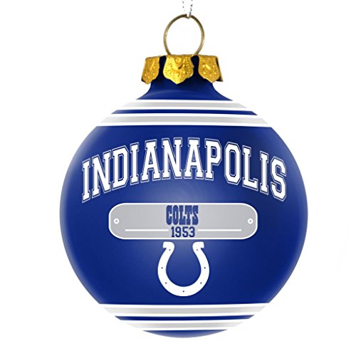 Indianapolis Colts Official NFL 2014 Year Plaque Ball Ornament