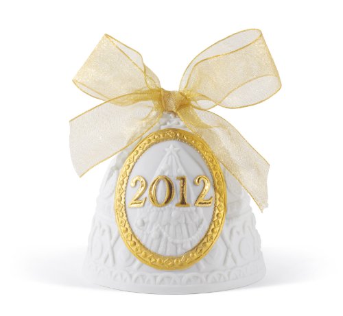 Lladro 2012 Christmas Bell Ornament Re-deco