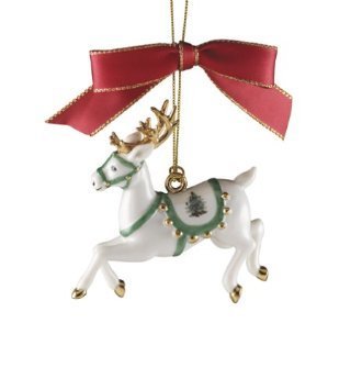 Spode China Christmas Tree Reindeer Ornament