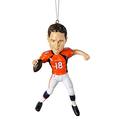 Peyton Manning (Denver Broncos) Forever Collectibles 4″ NFL Player Ornament