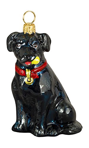 Joy to the World Black Labrador Retriever Pet Charity Ornament