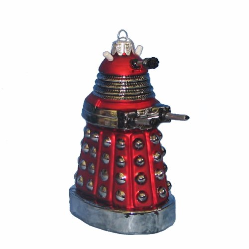 Kurt Adler 5-Inch Doctor Who Red Dalek Robot Ornament