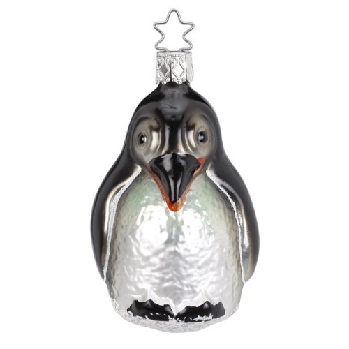 Inge-Glas Penguin German Glass Christmas Ornament