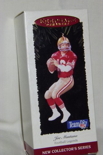 Hallmark Keepsake San Francisco 49er’s Joe Montana 1995 Christmas Ornament