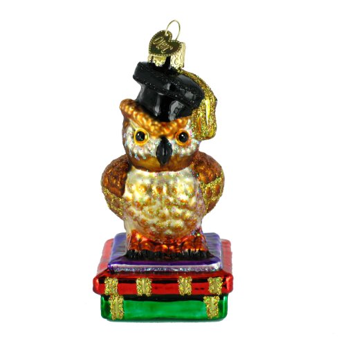 Old World Christmas Graduation Owl Ornament
