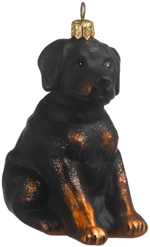 Ornaments To Remember Rottie (Black/Tan) Hand-Blown Glass Ornament Ornaments To Remember Rottie (Black/Tan) Hand-Blown Glass Ornament