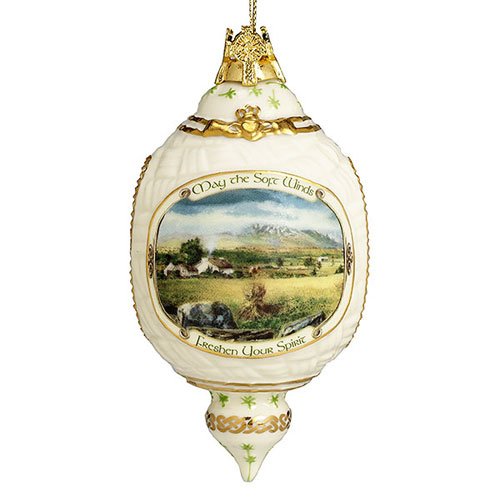 Bradford Editions “May The Soft Winds Freshen….” Irish Blessing Ornament