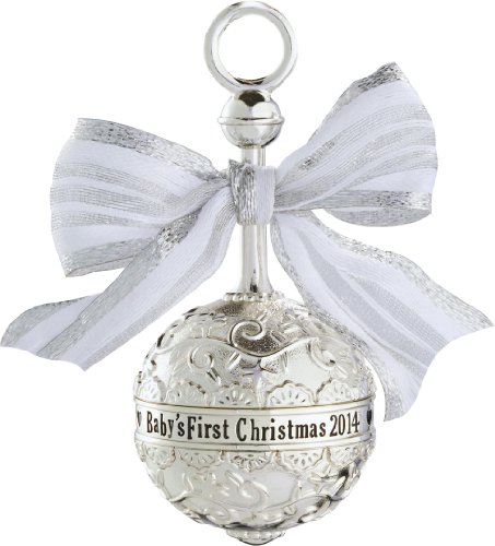 Baby’s 1st Christmas Rattle 2014 Carlton Heirloom Ornament