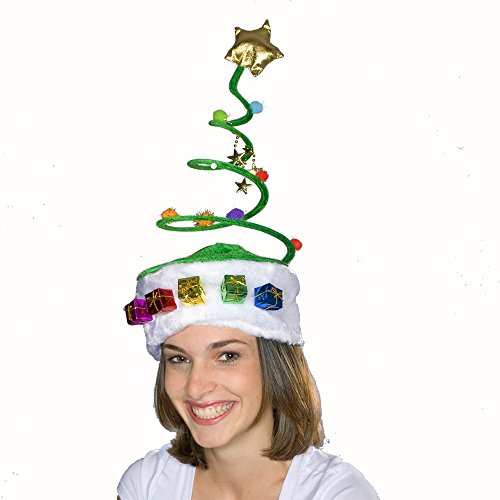 Christmas Tree Coil Spring Hat