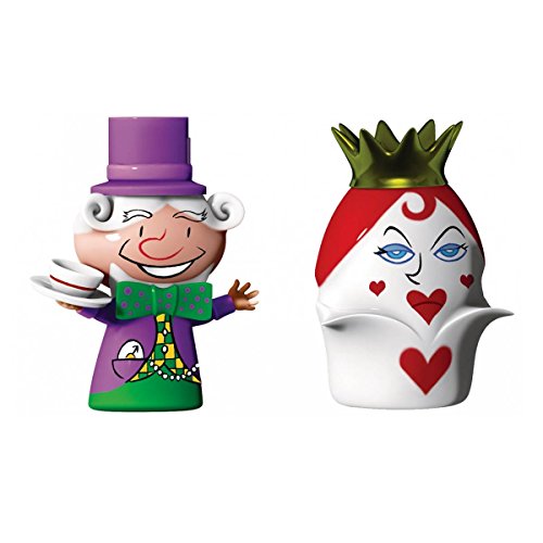 Alessi AMGI47 SET2 Le Fiabe Set of Two Figurines in Porcelain The Hatter & The Queen