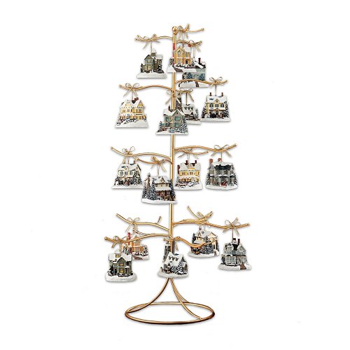 Gold Wire Ornament Tree Display by The Bradford Exchange