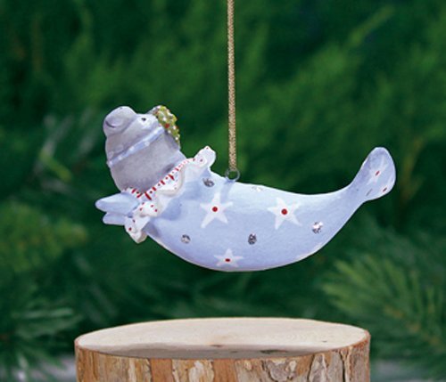 Patience Brewster Krinkles 0830960 Mini Mabel Manatee Decoration Christmas Ornament 2014