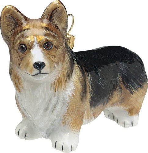 Joy To The World Collectibles Pet Ornament, Pembroke Tri Color Welsh Corgi