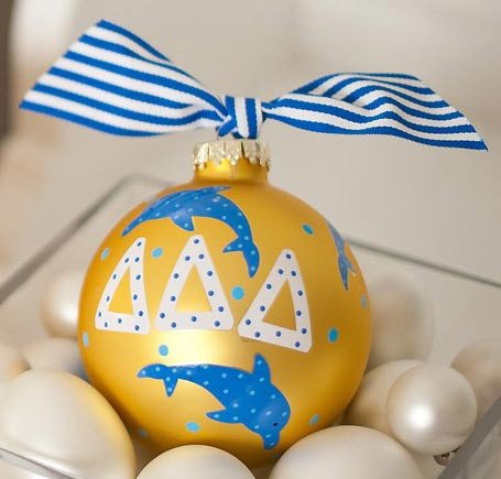 Coton Colors Dolphin Greek Life Ornament – TRID-DPHIN-NOMSG