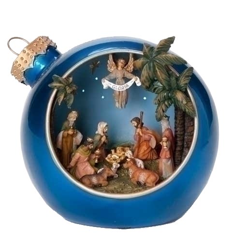 Fontanini 6 inch Tabletop Musical Nativity Scene Ornament