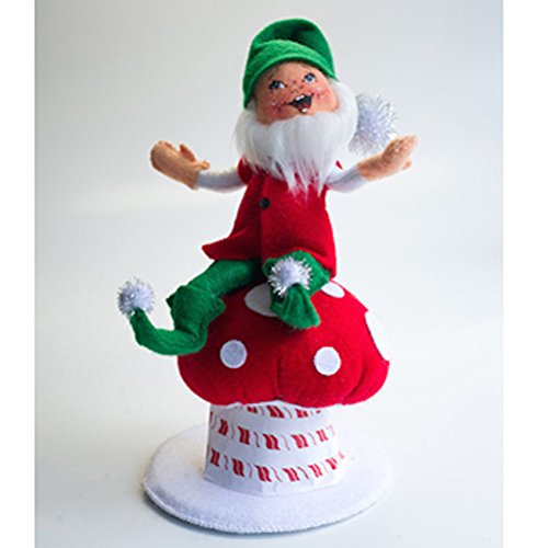 2013 Annalee Dolls 6″ Silver Sparkle Woodsy Gnome for Christmas
