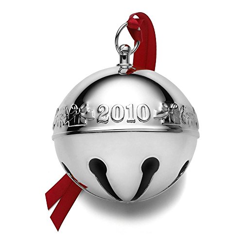 Wallace Christmas Ornament, 2010 Silver Plated Sleigh Bell