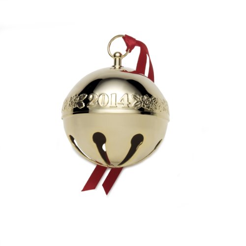 Wallace Gold-Plated Sleigh Bell Ornament, 25th Edition