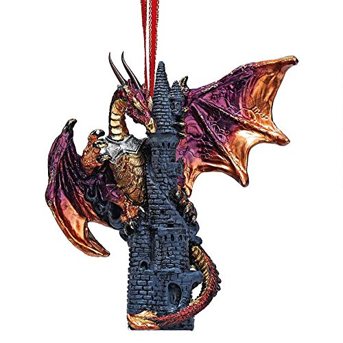 Design Toscano QS291250 Zanzibar, the Gothic Dragon 2012 Holiday Ornament