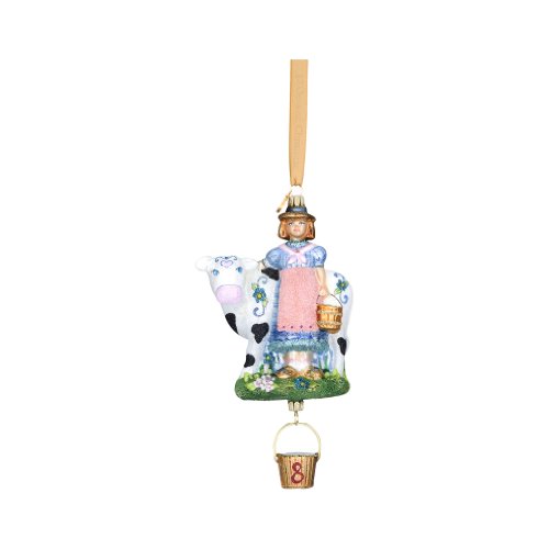 Reed & Barton C0007 Eight Maids A Milking Ornament, 6-1/2-Inch High