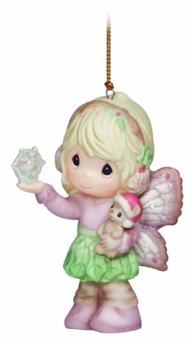 Precious Moments Girl with Snowflake Christmas Ornament