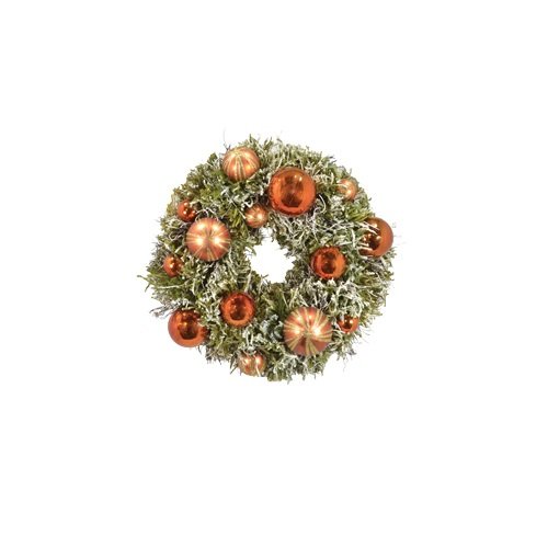 Fantastic Craft X’mas Moss Wreath, 16-Inch, Copper