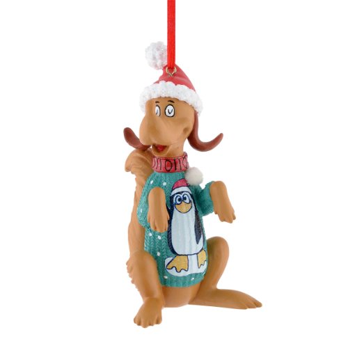 Department 56 Grinch Max Penguin Sweater Ornament, 3.75-Inch