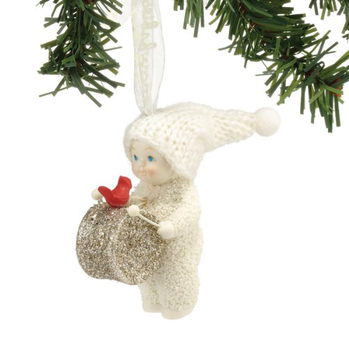 Snowbabies Dream Merry Music Drummer Ornament, 2.75-Inch