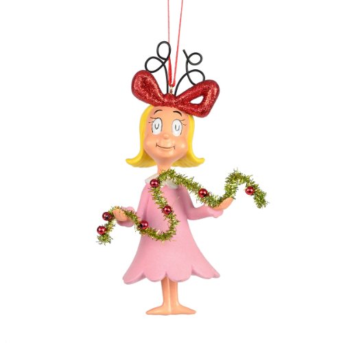 Department 56 Grinch Cindy-Lou’s Tinsel Ornament, 4.5-Inch