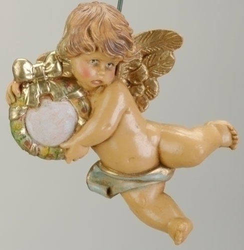 Fontanini Cherub With Wreath