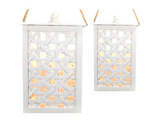Fantastic Craft Cream Hanging Light, 6 by 9 by 9 by 11-Inch, Set of 2