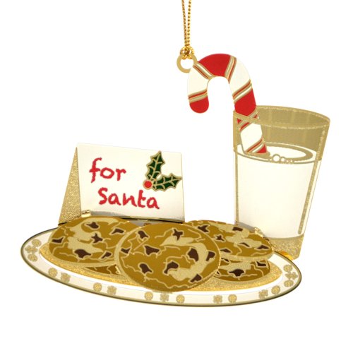 ChemArt Santa’s Milk and Cookies Ornament