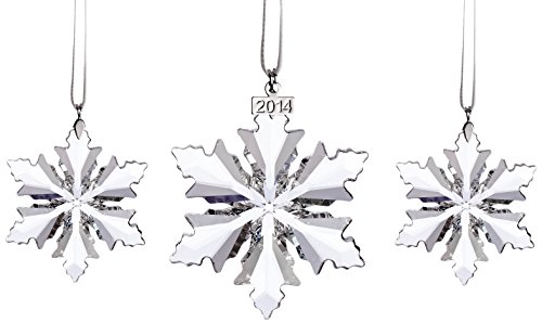 Swarovski 2014 3-Piece Christmas Ornament Set