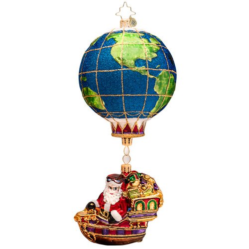 Christopher Radko World Traveler Christmas Ornament