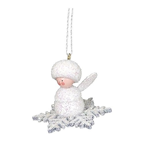 10-0381 – Christian Ulbricht Ornament – Angel on Snowflake – 2″”H x 2″”W x 1.5″”D